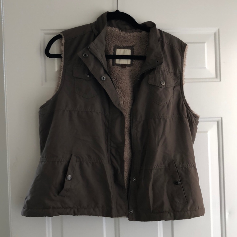 Sherpa-lined Vest